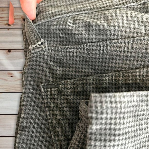 AG Adriano Goldschmied Houndstooth Corduroy Skinny Size 27 - Picture 5 of 10
